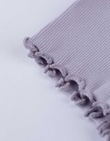 Pyjama Set aus Shirt und Shorts - einfarbig - lila