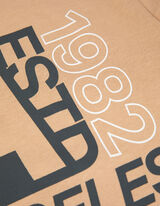 Tričko - Zadný výtlačok - bezova