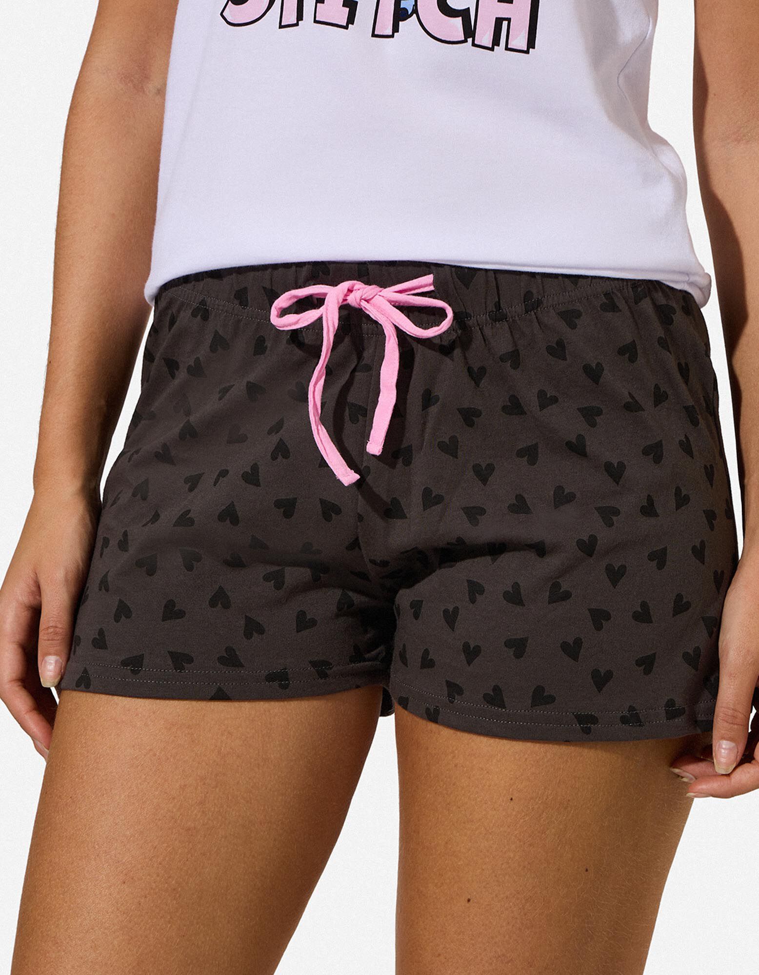 Pyjama Set aus Shirt und Hose - Lilo & Stitch - Bunt
