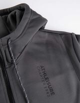 Felpa aperta - Imbottitura - grigio scuro