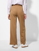 Sportske hlače - Wide Fit - svijetlo smedja