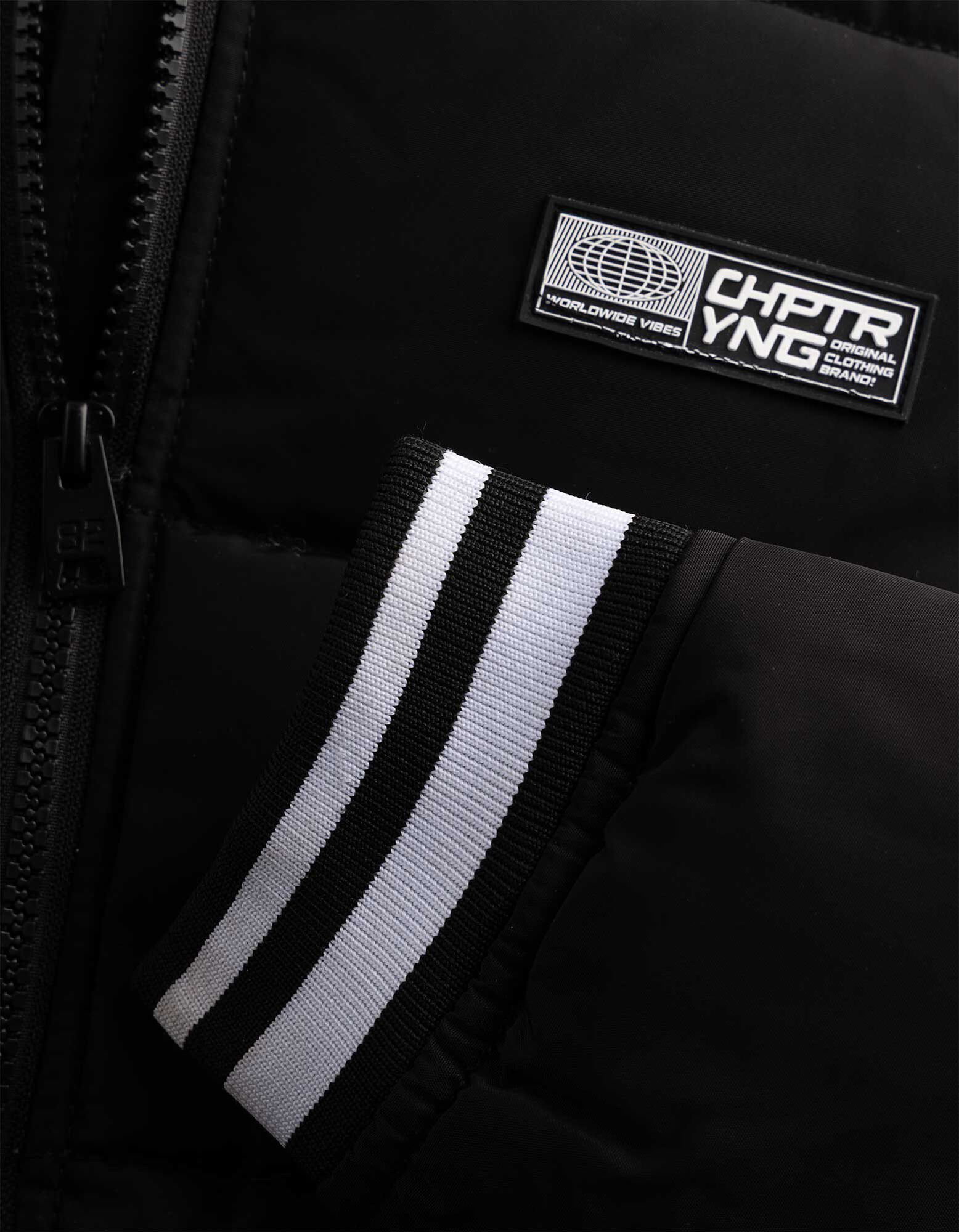 Steppjacke - Wasserabweisend - Schwarz