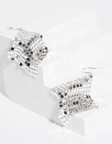 fülbevaló - Egyszínű - ezust