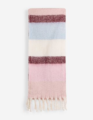 Schal - Streifen - Rosa
