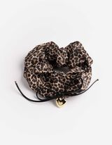 Haargummi - Leopardenmuster - braun