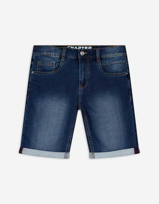 Jeansshorts - dark blue denim - dunkelblau