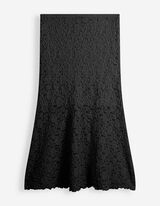 Rock - Spitzenbesatz - schwarz