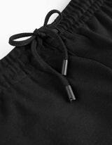 joggersy - nogawka z przyszytym mankietem - czarny