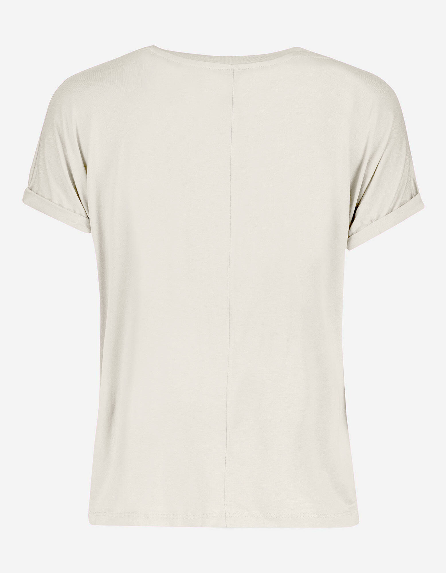 T-shirt - Viscose m&eacute;lang&eacute;e - blanc