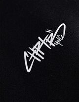 Mikina s kapucí - Nadměrný střih Oversized Fit - cerná