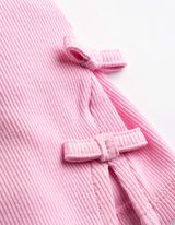 T-Shirt - Schleifenapplikation - rosa