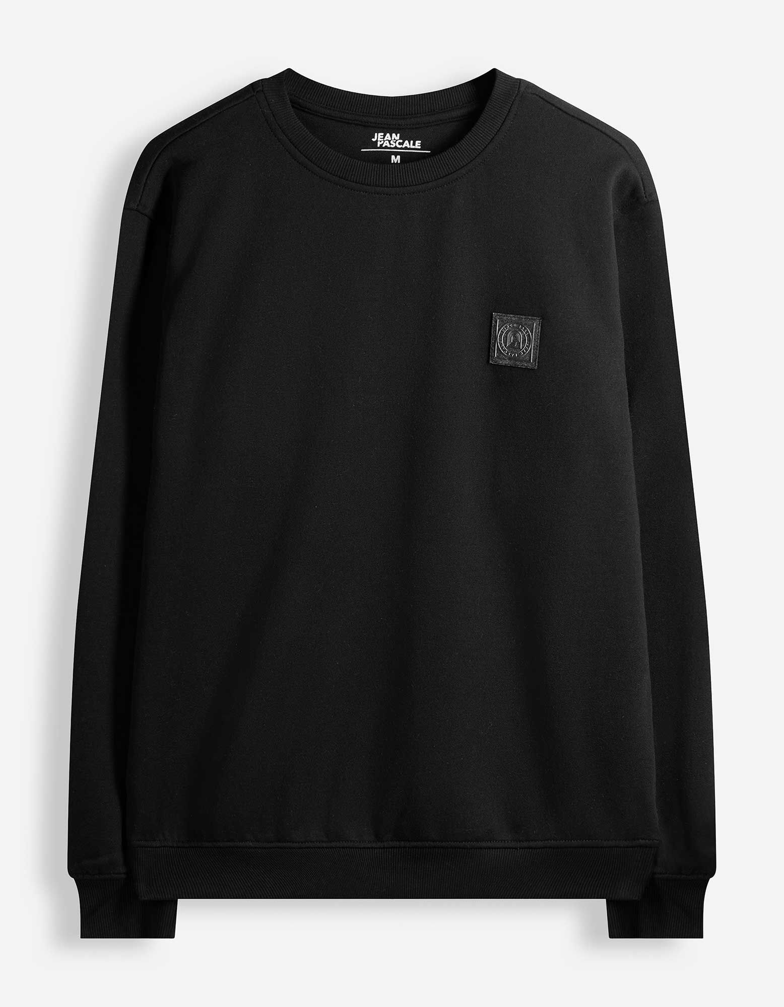 Sweatshirt - Relax Fit - Schwarz