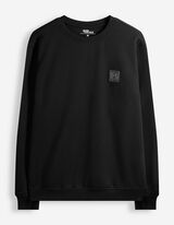 Sweatshirt - Relax Fit - Schwarz