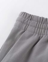 Hlače - Kontrastne črte - siva