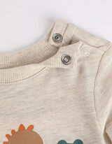 koszulka z długim rękawem - Druk z przodu - bez