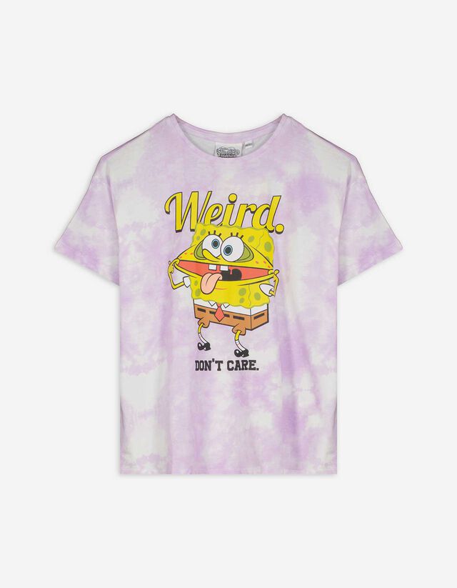 Tričko - SpongeBob - bílá