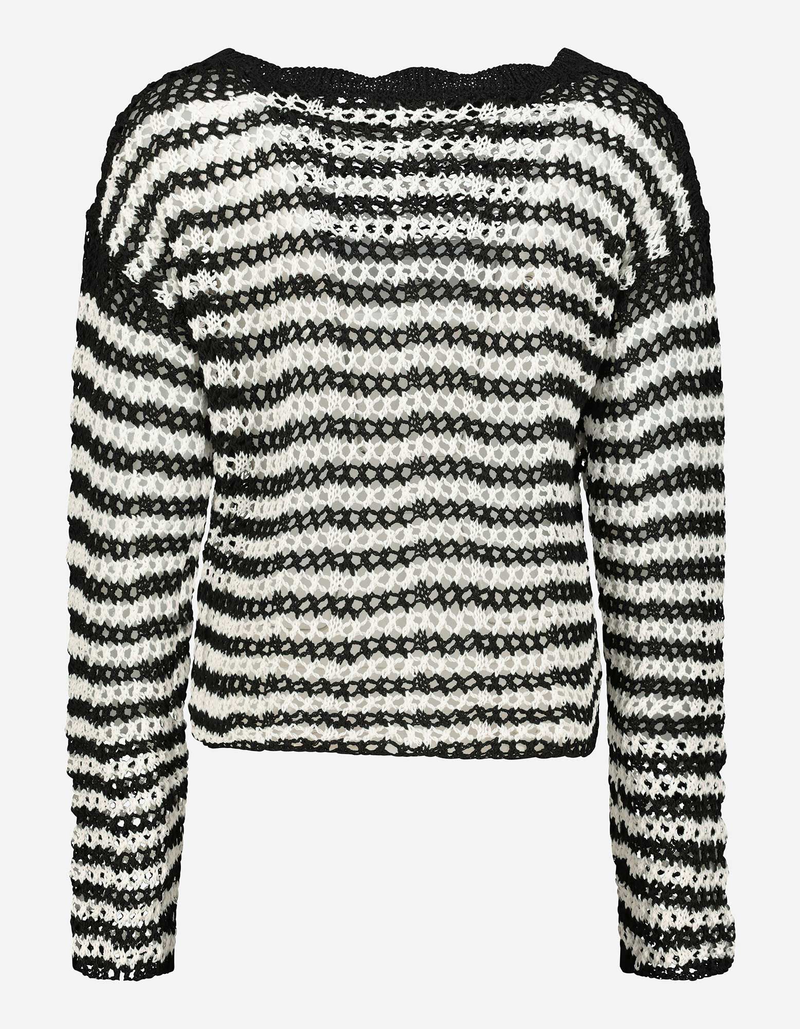 Damen Pullover - Ajour-Strick