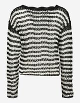 Damen Pullover - Ajour-Strick