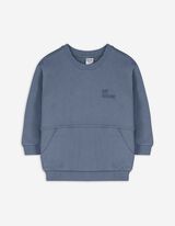 Sweatshirt - 3D-Print - hellblau