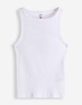 Zkr&aacute;cen&yacute; top - Žebrov&aacute;n&iacute; - b&iacute;l&aacute;