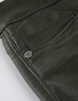 Pantaloni - Skinny Fit - Verde inchis