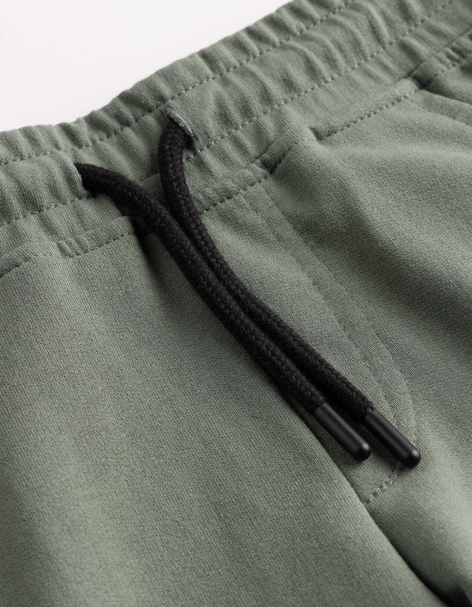 Cargoshorts - Aufgesetze Taschen - Dunkelgr&uuml;n
