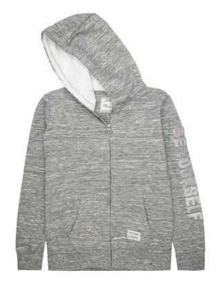 M&auml;dchen Sweatjacke in Melangeoptik