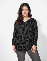 Shirt - Viscose - zwart
