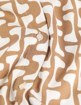 Chemisier - Imprimé all-over - Beige