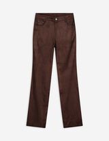 Hose - Bootcut Fit - dunkelbraun