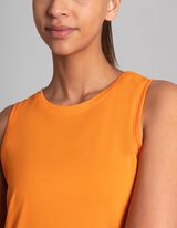 koszulka bez rękaw&oacute;w - materiał oddychający - pomaranczowy