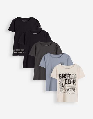 T-shirt - Set van 5