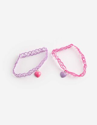 Freunschaftskette - Herzen - Pink
