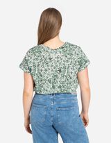 P&oacute;l&oacute; - Visszahajtott ujj - z&ouml;ld