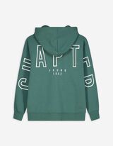 Dukserica sa kapuljačom - Varijanta veće veličine - tamno-zelena