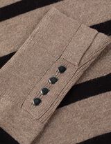 Trui - Sierknopen - donkergrijs