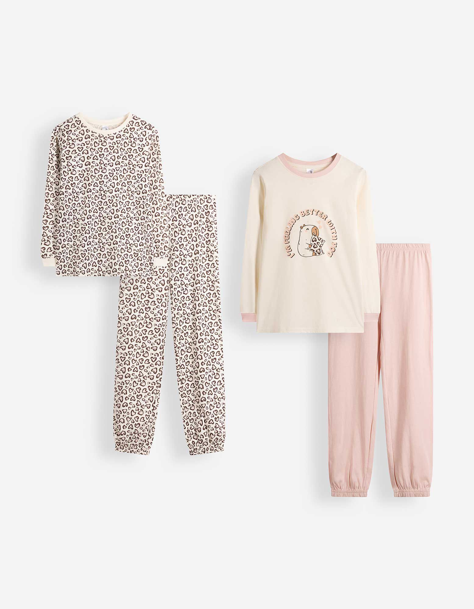 Pyjamaset van sweatshirt en broek - Set van 2