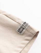 Shorts - Elastischer Bund - beige