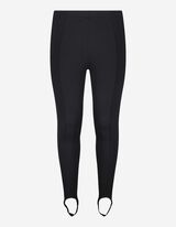 Leggings - Amestec viscoză - Negru