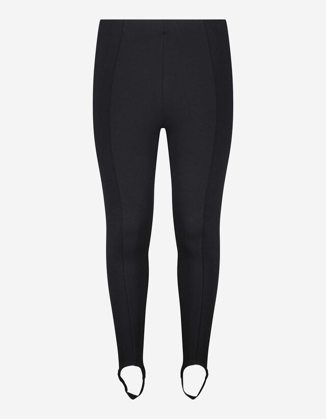 Leggings - Amestec viscoză - Negru