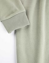 Suknelė - Įvertas rai&scaron;telis juosmens auk&scaron;tyje - zalias