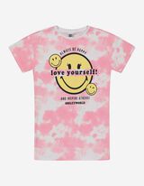 Lang shirt - SmileyWorld® - wit