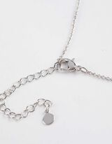 Collana - Pietre decorative - argento