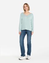 Longsleeve - LENZING™ ECOVERO™ - groen