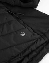 Prešita jakna - Prešit šivi - crna