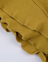 Top - Volant - verde scuro