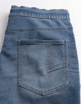 Jeansshorts - Jogger Fit - blau