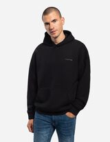 Felpa con cappuccio - Oversized Fit - nero