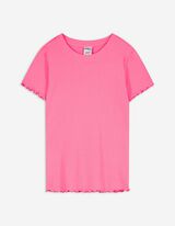 T-shirt - Effen - pink