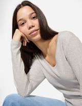 Longsleeve - Modaal - lichtgrijs